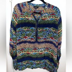 Tolani Blue Tunic sz XL